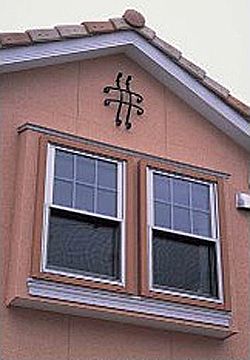 激安単価で 妻飾り 壁飾り立体妻飾り 壁飾り 11型 シンボル アイアン風壁飾り アルミ鋳物 エクステリア 外壁工事 在庫一掃 Olsonesq Com