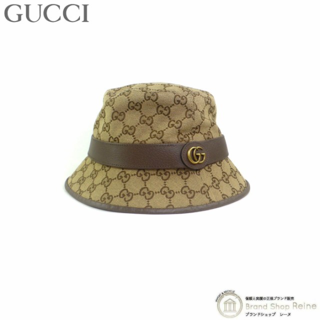 GUCCI グッチ GGキャンバス フェドラハット ずっと気になってた 51.0