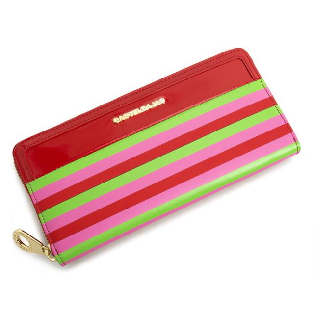 クリアランスセール カステルバジャック 財布 長財布 ラウンドファスナー 赤 レッド Castelbajac 0603 メンズ 紳士 宅送