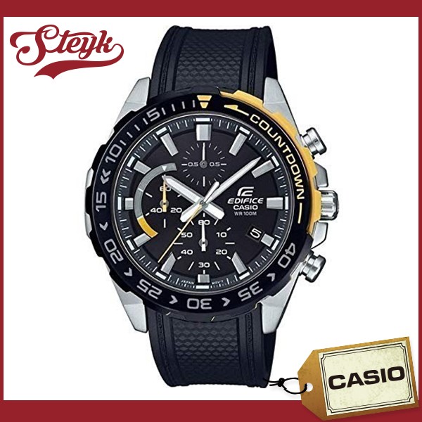 値引きする CASIO EFR-566PB-1A カシオ 腕時計 アナログ EDIFICE エディフィス メンズ ブラック カジュアル, アタゴ de07cc7b