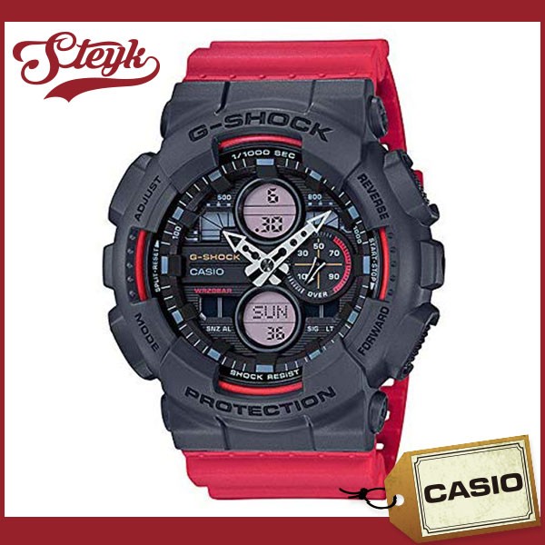 ランキング受賞 Casio Ga 140 4a カシオ 腕時計 アナデジ G Shock Gショック メンズ ブラック レッド カジュアル Www Iacymperu Org