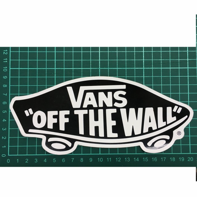 Vans バンズ ロゴ ステッカー 20cmの通販はau Wowma ワウマ