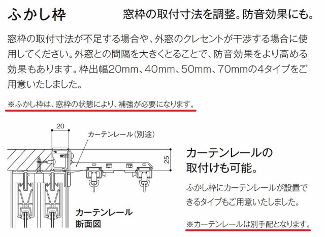 2022好評 ふかし枠(70mm) LIXIL リクシル TOSTEM トステムの通販はau PAY マーケット - クレール DNA店|商品ロットナンバー:420329616 3方枠用 W:2,001〜3,800mm × H:1,001〜1,400mm インプラス 内窓 オプション 正規店好評