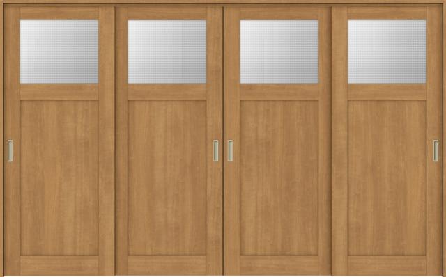 クリアランスバーゲン 期間限定開催 ラシッサs 室内引戸 間仕切り 上吊引戸 引違い戸 4枚建て Asmhf Lgj 鍵なし 3223 W 3 253mm H 2 306mm 別注 Kweli Shop