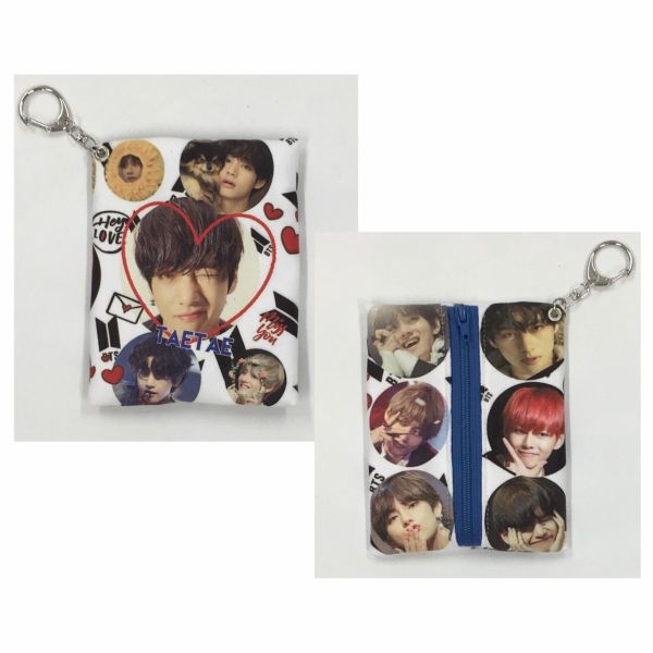 V ブイ Bts 防弾少年団 キーホルダー付きポケット ティッシュ ケース ファスナー付き ミニ ポーチ 小物入れ 韓流 グッズ Dyy004 2の通販はau Pay マーケット アンジーソウル 商品ロットナンバー