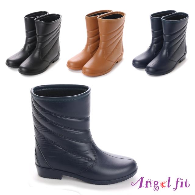エンジェルフィット Angel Fit レディース ミドル丈 レインブーツ