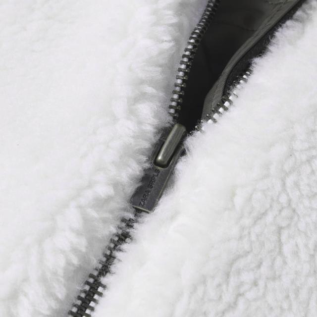 Zara ザラ ジャケット ボア ナイロン フルジップ ボンバー ジャケット Shlng M1 03 カーキ ホワイト L メンズ 中古 美品 K25の通販はau Wowma ワウマ ブランド古着のbeegle By Boo Bee 商品ロットナンバー