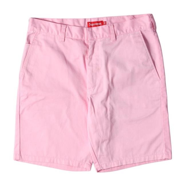 柔らかい Supreme シュプリーム ショーツ T Cツイル ワークショーツ Work Short 15ss ピンク 32 メンズ K2713 日本製 Olsonesq Com