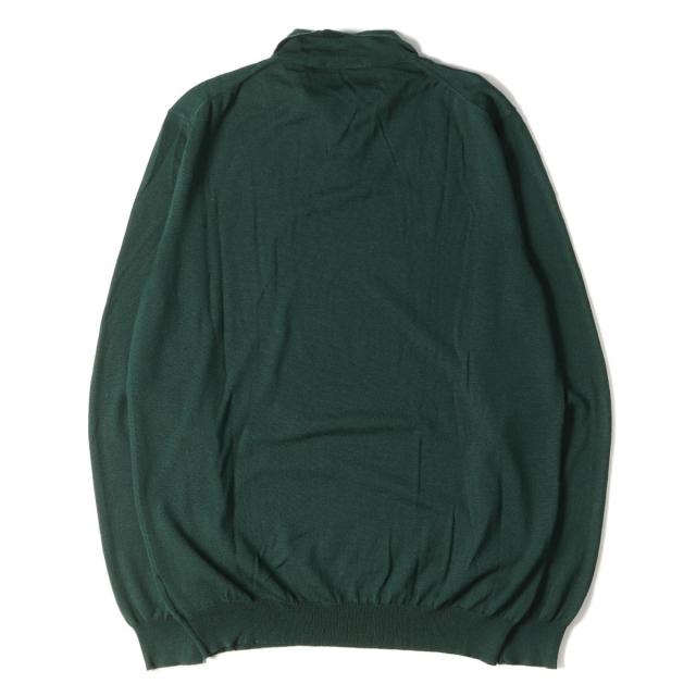 希少 Zanone ザノーネ ニット ハイゲージ スキッパーニット グリーン 50 メンズ 美品 K2805 開店祝い Bayounyc Com