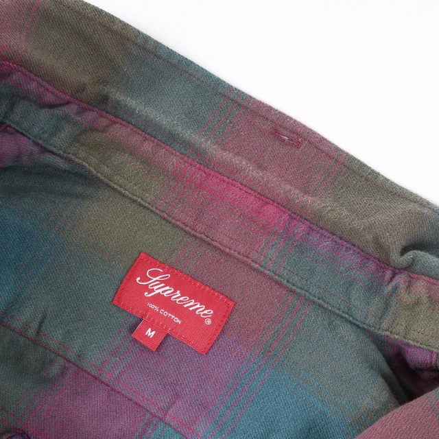 特価新品 Supreme シュプリーム シャツ 18AW シャドウチェック フランネルシャツ Shadow Plaid Flannel Shirt ダークマゼンタ グリーン M 【メンズの通販はau PAY マーケット - ブランド古着のBEEGLE by Boo-Bee|商品ロ 大得価定番