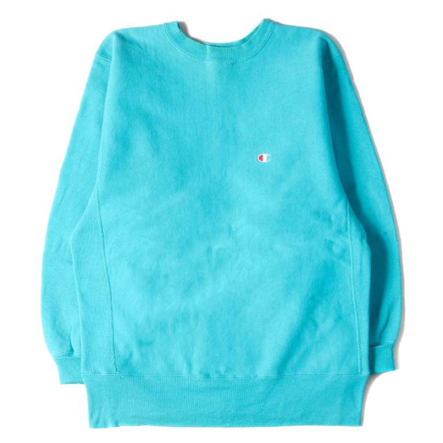 セール 登場から人気沸騰 Champion チャンピオン スウェット メンズ ネットau 目付き Pay 無地 リバースウィーブスウェット 刺繍タグ 90s トレーナー トレーナー ターコイズ L メンズ ヒガシユリマチ D Neymatogrossofaclube Com Br