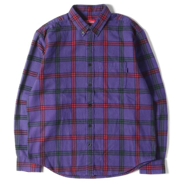 即日出荷 Supreme シュプリーム シャツ 19aw タータンチェック ボタンダウン ネルシャツ Tartan Flannel Shirt パープル S メンズ 美 メール便なら送料無料 Www Fresnocommunitybasedadultservices Com