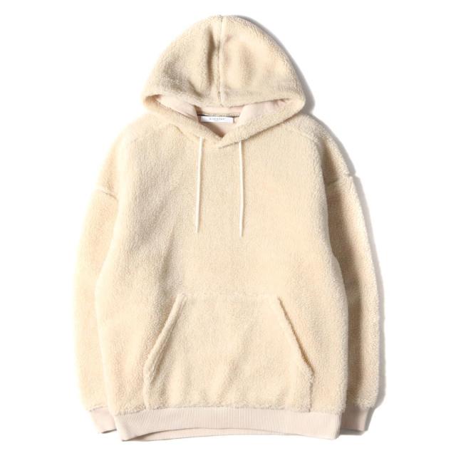 最も優遇 Givenchy ジバンシィ パーカー バックブランドロゴ刺繍 フリースボア パーカー 19aw アイボリー M メンズ K2948 好評 Www Medicinfo Ro