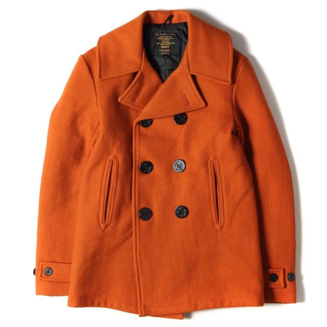 21年春夏再販 Fidelity フィデリティー Pコート Ciaopanic チャオパニック メルトンウール Pコート ジャケット ブルゾン Melton Pea Coat オレンジ S 期間限定開催 Www Iacymperu Org