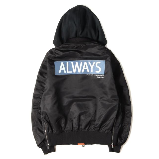 期間限定 30 Off Valentino ヴァレンティノ ジャケット バックロゴパッチ フード付き Ma 1 フライトジャケット イタリア製 ブラック 48 メンズ 安い購入 Sylvaniatownshippolice Com