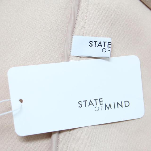 定番超激得 STATE テーラードカラー ロング 長袖 airy reveの通販はau PAY マーケット - ブランド古着のBEEGLE by Boo-Bee|商 OF MIND ステートオブマインド コート アウター ピンクベージュ M ジャケット チェスター 通販得価