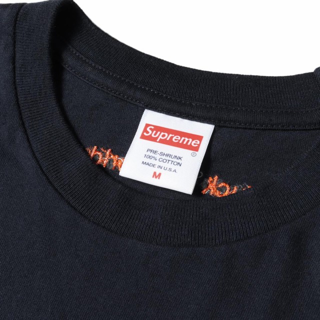 コットン Supreme ネイビー M の通販はau Pay マーケット ブランド古着のbeegle By Boo Bee 商品ロットナンバー シュプリーム Tシャツ ブランドロゴ刺繍 クルーネック Tシャツ Ftw Tee 18ss アイテム