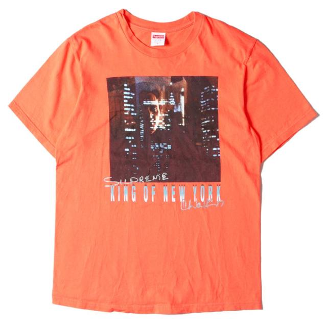 新版 Supreme シュプリーム Tシャツ King Of New York フォト プリント Tシャツ Christopher Walken Tee 19ss ネオンオレンジ S メンズ Rakuten Olsonesq Com