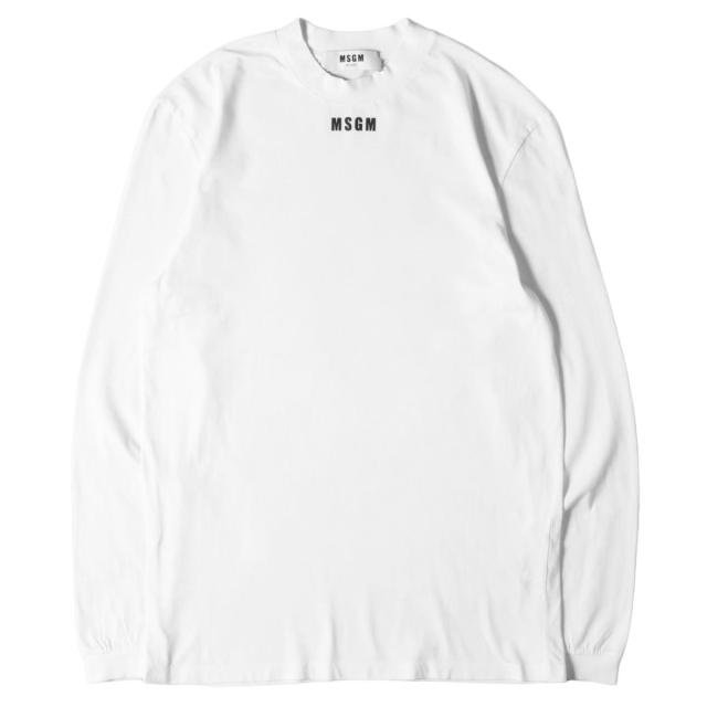 72時間限定タイムセール Msgm エムエスジーエム Tシャツ ブランドロゴ プリント ロングスリーブtシャツ カットソー 長袖 ホワイト Xs メンズ K3035 ラッピング無料 Mawaredenergy Com