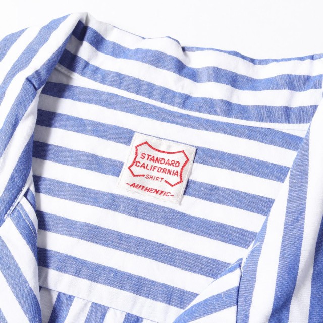 好評大得価 STANDARD CALIFORNIA スタンダードカリフォルニア シャツ ブランドロゴ 刺繍 ストライプ 柄 オープンカラーシャツ 長袖 SD Stripe Open Cの通販はau PAY マーケット - ブランド古着のBEEGLE by Boo-Bee|商品 高品質