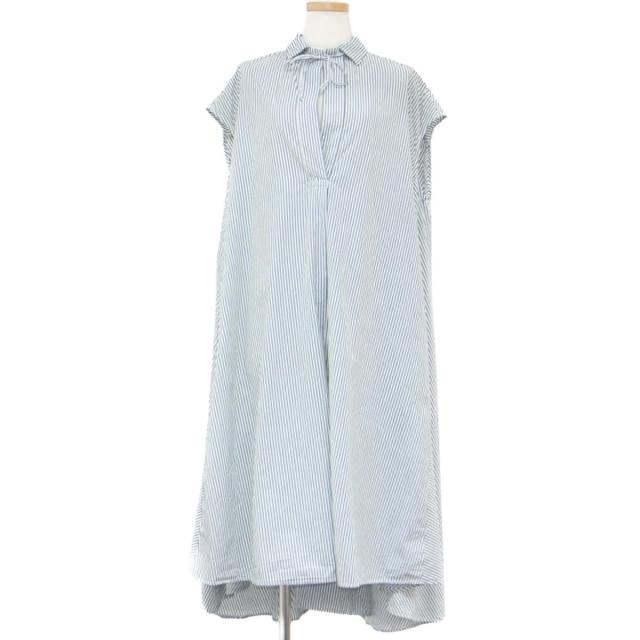 セール Journal Standard ジャーナルスタンダード ワンピース グリーン ホワイト 緑 白 ロング 春 夏 ノースリーブ Aライン ストライプ 代引き手数料無料