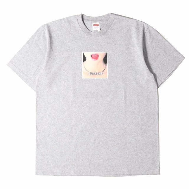 Supreme シュプリーム Tシャツ ネックレス フォト クルーネックTシャツ Necklace Tee 18SS ヘザーグレー M トップス カットソー 半袖 【