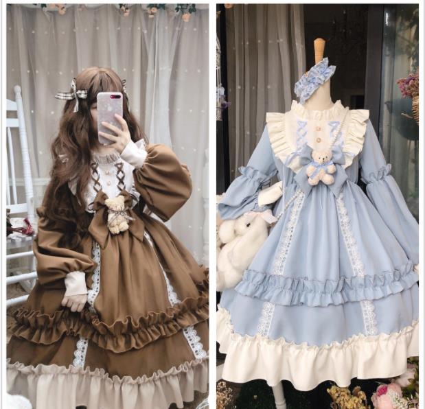 限定価格セール 復古風長袖のハロウィーン コスプレ衣装 ワンピース ドレス ロリータ服 レディースワンピース ゴスロ ランキング1位獲得 Sideralfachadas Com Br
