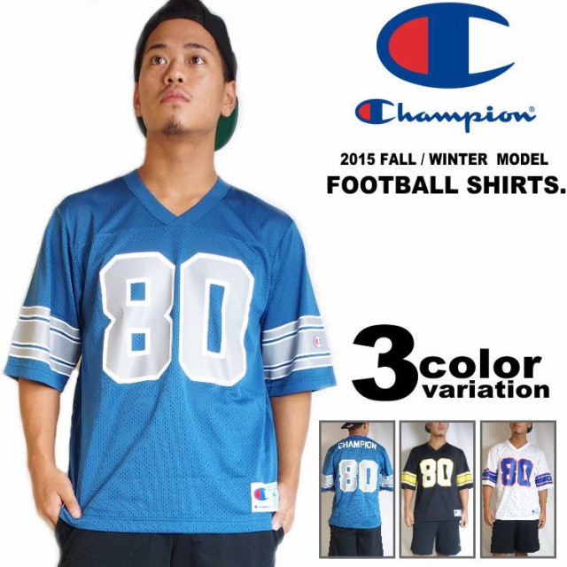 チャンピオン Champion フットボール シャツ Tシャツ 半袖 メンズ B系