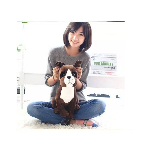 おしゃれ人気 リアルぬいぐるみ ちびいぬ 犬ぬいぐるみ 子供おもちゃ 可愛いいぬぬいぐるみ40cm 現金特価 Farmerscentre Com Ng