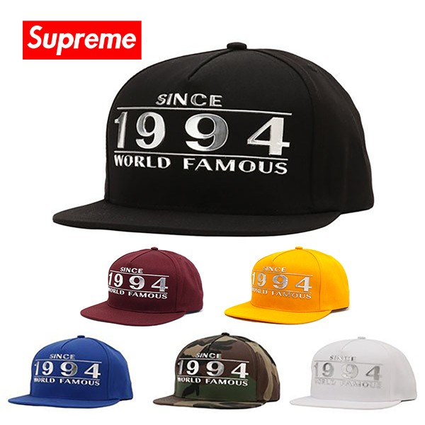 シュプリーム キャップ Supreme 帽子 WAY BACK 5-PANEL CAP ブラック ブルー カモフラ ホワイト SS16H46 送料無料♪