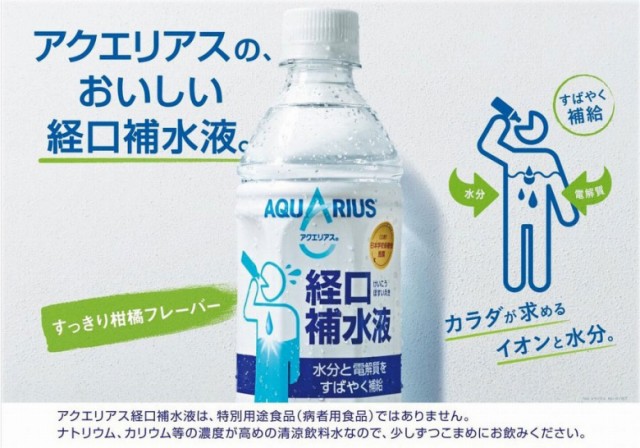 送料無料 アクエリアス 経口補水液 500mlpet 24本 北海道 東北 関東以外は別途送料 2円 沖縄不可 コカ コーラ社 Big Drの通販はau Pay マーケット 北海道産直グルメぼーの 商品ロットナンバー