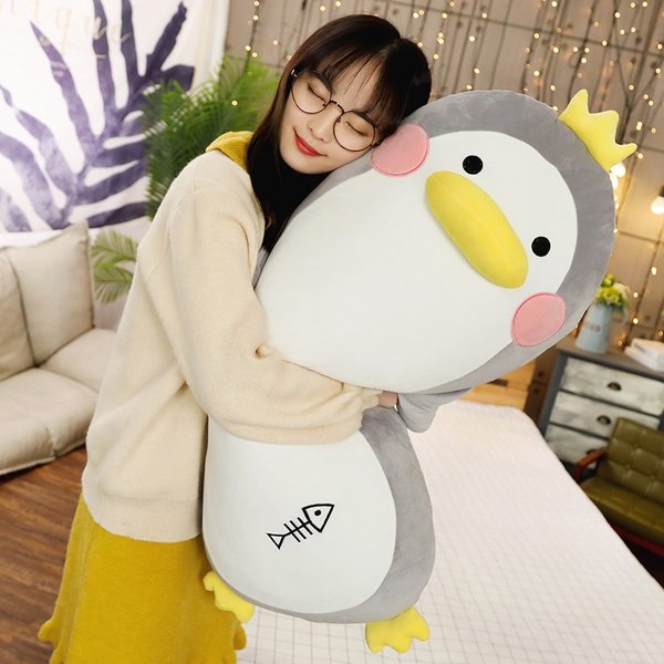 新品本物 ぬいぐるみ ペンギン 抱きまくら おもちゃ インテリア 誕生日プレゼント100cm 60 Off Carlavista Com