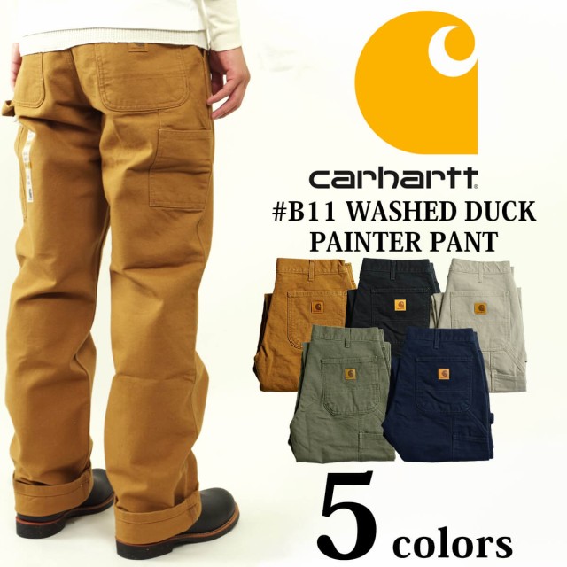 カーハート Carhartt B11 ウォッシュド ダック ペインターパンツ (WASHED DUCK WORK PANT ワークパンツ）の