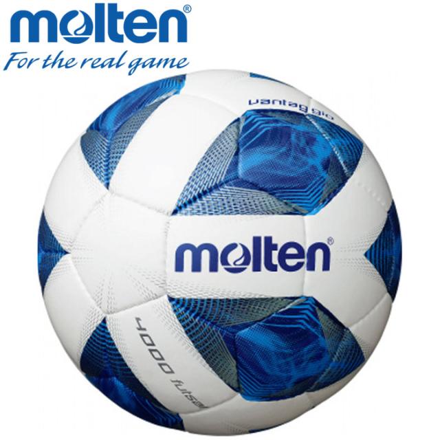 21公式店舗 モルテン フットサルボール 検定球 ヴァンタッジオ 4000 4号球 ホワイト ブルー F9a4000 キナル別注 Design Tours Com