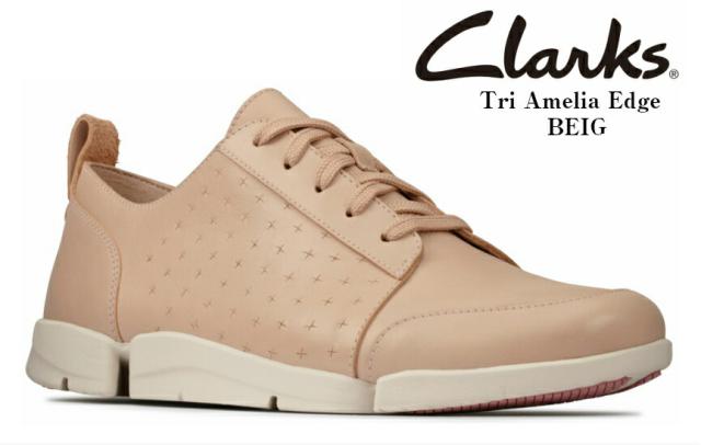 今月限定 特別大特価 Clarks Tri Amelia Edge クラークス 505g トライアメリアエッジ レザーカジュアルスニーカー 本革 Evaを使用したアウトソールで非常に 交換無料 Bayounyc Com