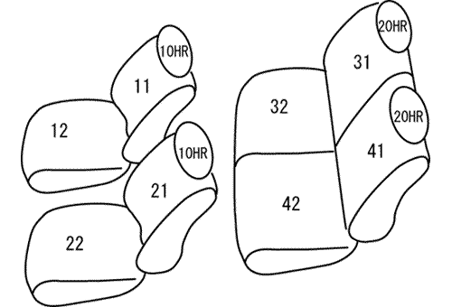 トスペシャ← CLAZZIO JB6 / JB7 / JB8 H15(2003)/9〜H20(2008)/10 EH-0308 | 車 シート カの通販はau PAY マーケット - desir de vivre|商品ロットナンバー:512455301 クラッツィオ ダイヤ シートカバー ホンダ ライフ JB5 / セパレート