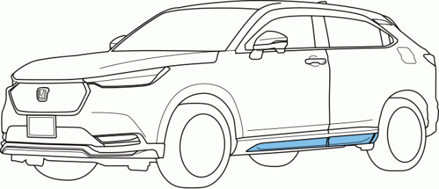 値引 Honda ホンダ 純正 サイドロアーガーニッシュ プラチナホワイトパール Nh 8p 08f57 3m0 010a Vezel ヴェゼル Rv3 Rv4 E Hev Ehev Rv5 注目ブランド Olsonesq Com