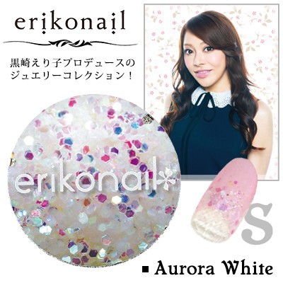 ネイルパーツ ラメ ホログラム グリッター アート Erikonail エリコネイル Jc Eri ホワイトオーロラsの通販はau Pay マーケット ネイルワールド 商品ロットナンバー