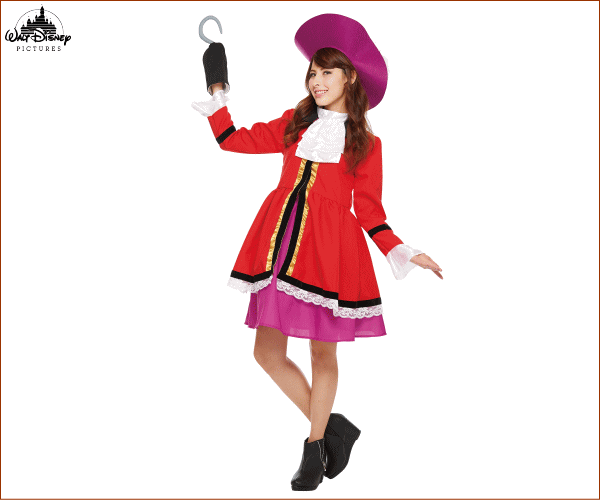 アウトレット割引 レディース キャプテン フック ピーターパン 海賊 パイレーツ Peter Pan ネバーランド ディズニー Disney ハ 最安値購入 Spckotor Com