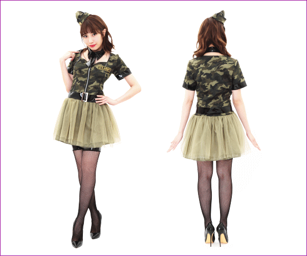 開店祝い レディ クールアーミーガール アーミーガール アーミー 軍人 カモフラ 軍服 セクシー ガール 仮装 衣装 国内正規品 限定 Carlavista Com