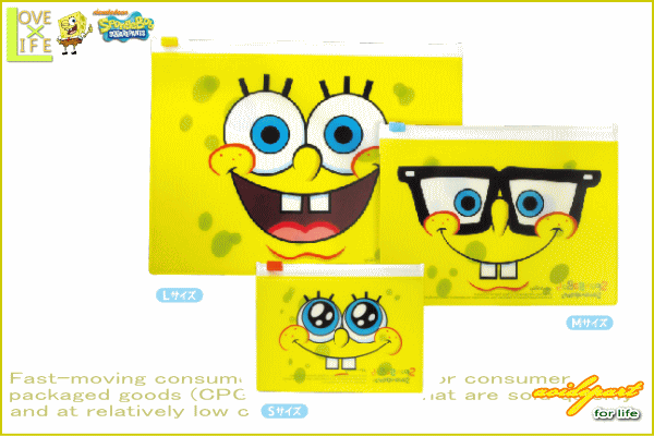 スポンジボブ 3pファスナーケースセット フェイス Spongebob ボブ 文房具 マンガ アニメ 学校 勉強 ペンケの通販はau Wowma ワウマ ワールドショップ 商品ロットナンバー