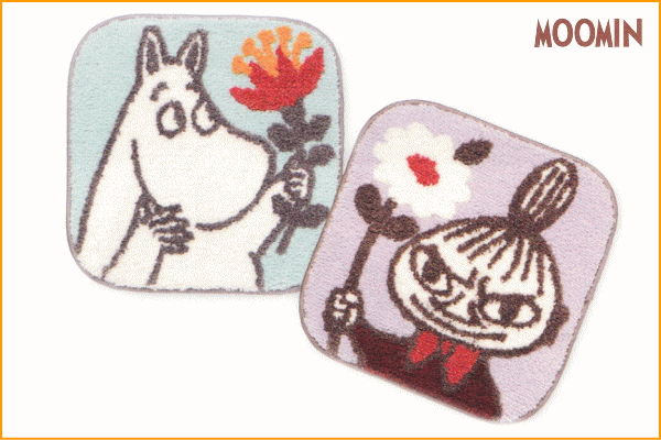 ムーミン Moomin チェアシート 花を持つムーミン リトルミイ