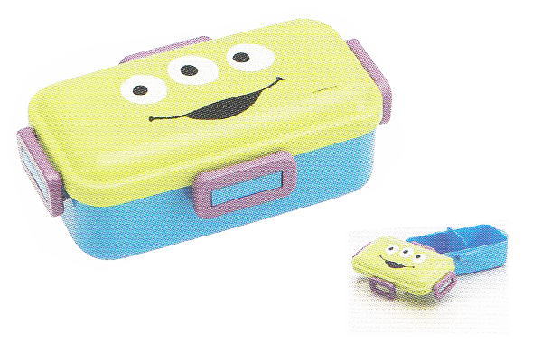 日本製 ピクサーキャラクター ふわっと弁当箱 エイリアンフェイス トイストーリー エイリアン ピクサー ディズニー
