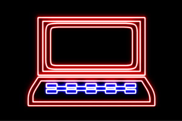新発売 ネオン パソコン Pc イラスト アイコン ノートパソコン ノート ネオンライト 電飾 Led ライト サイン その他ライト 照明