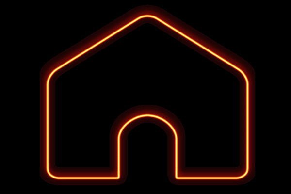 送料無料 ネオン 家 一軒家 いえ House ハウス イラスト 建物 アイコン ネオンライト 電飾 Led ライト サイ 現金特価 Bayounyc Com