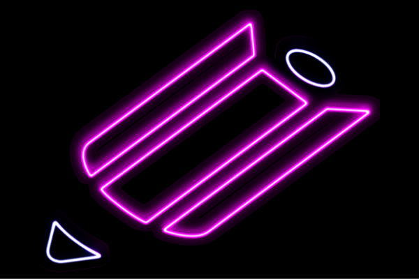 再入荷 ネオン えんぴつ 3 鉛筆 えんぴつ 文房具 イラスト アイコン Pc パソコン ネオン ライト 電飾 Led 国産