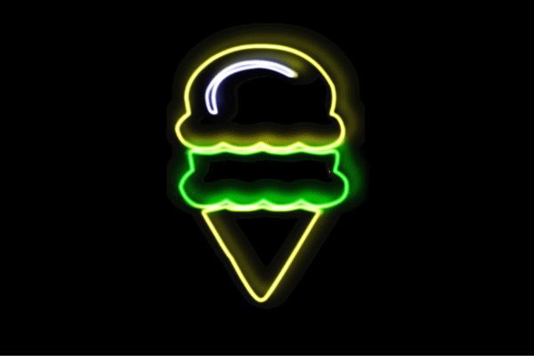 数量限定 ネオン アイスクリーム 24 ソフトクリーム Ice Cream アイス アイコン ネオンライト 電飾 Led ライト サ 限定価格セール Olsonesq Com