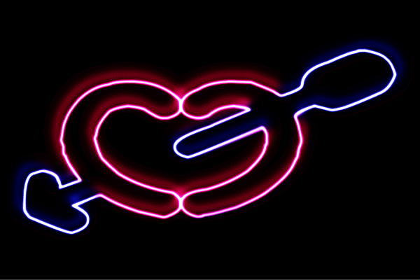 在庫限り ネオン ハート 6 はーと ハートマーク Heart アイコン イラスト ネオンライト 電飾 Led ライト サイ 注目の Coderealtyllc Com