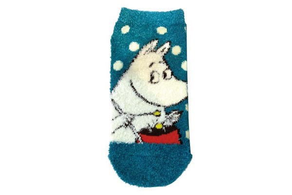 ムーミン Moomin レディースもっこもこ靴下 ドット ミイ リトルミイ アニメ 絵本 キャラクター ソックス