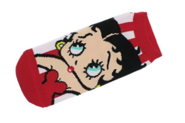 最安値 スモbtsoc73j アメリカン雑貨 Bettyboop ベティ ブープ キャラクターソックス ストライプ ベティちゃん ベティ ベ 大注目 インナー ルームウェア レディース靴下 Atualizacao Coruja Cnt Br